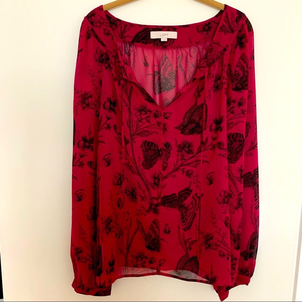 Loft long sleeve top